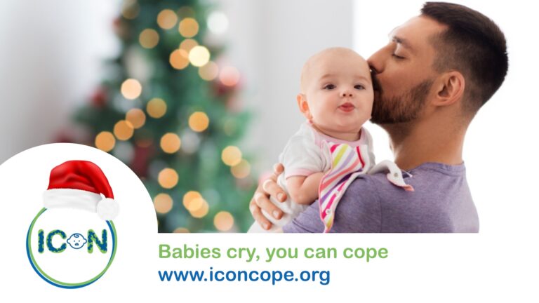 Christmas cheer with a reminder: ICON urges parents to cope with crying babies this festive season