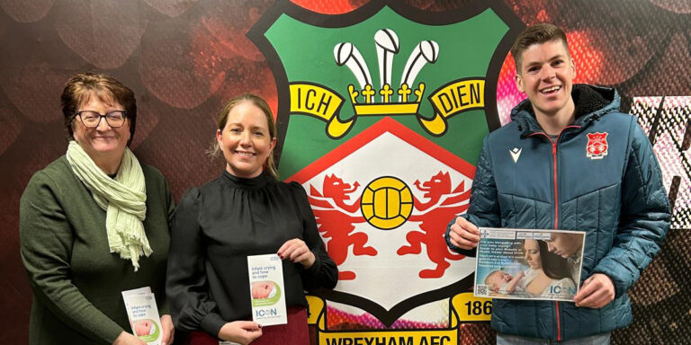 Wrexham AFC backs ICON to help protect babies